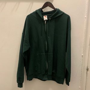 Hanes Mens Full-Zip Eco-Smart Hoodie